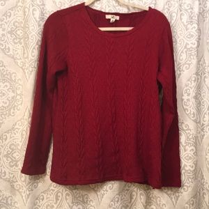 Maroon sweater
